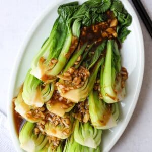 featured image of garlic bok choy