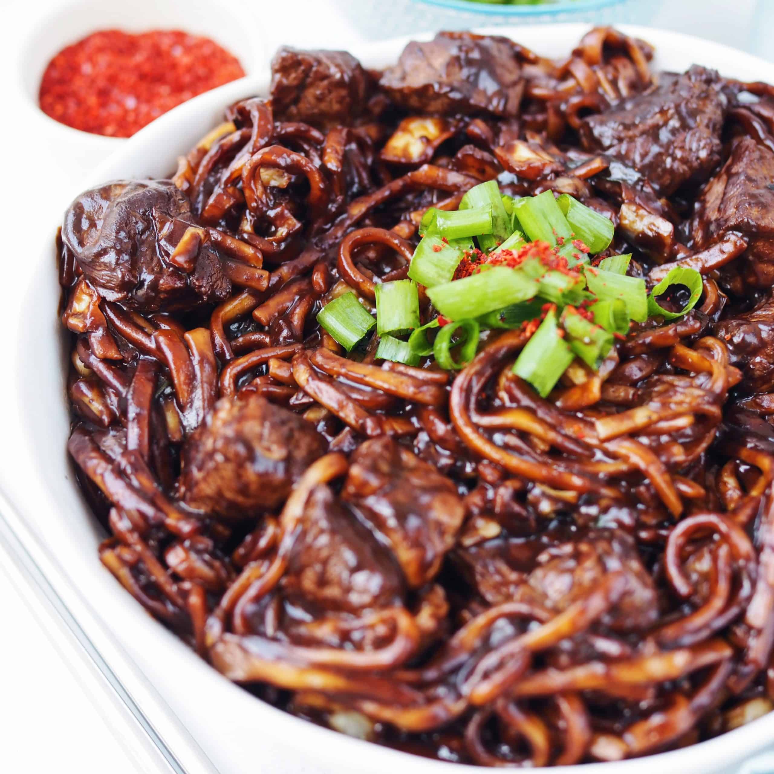 homemade jjapaguri (ram don)