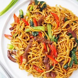 hoisin beef noodles
