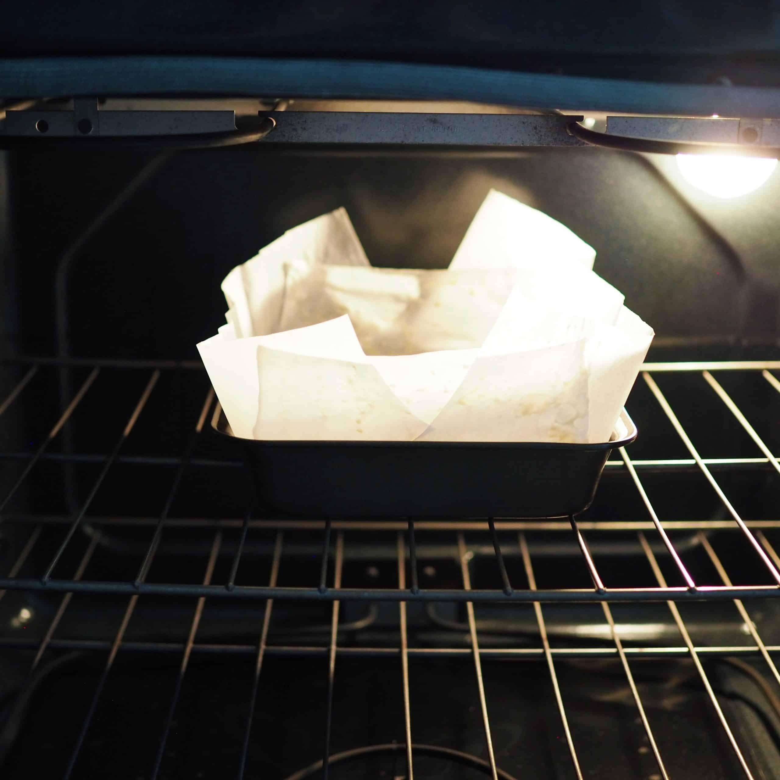 bake in the oven