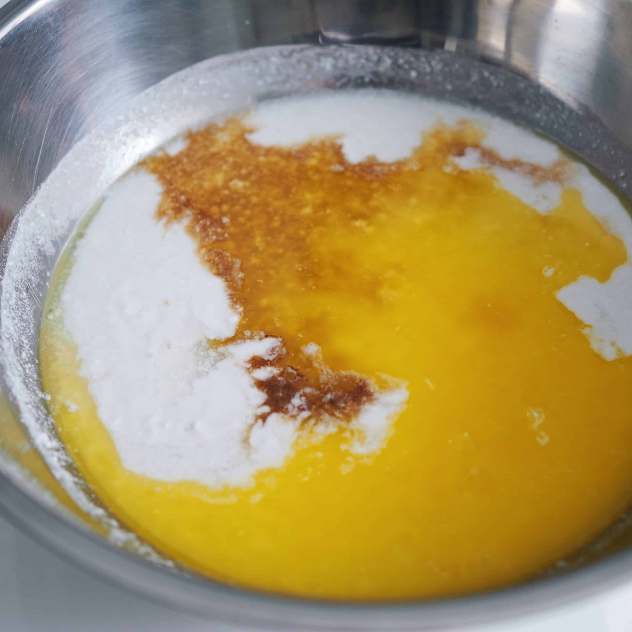 mix wet ingredients