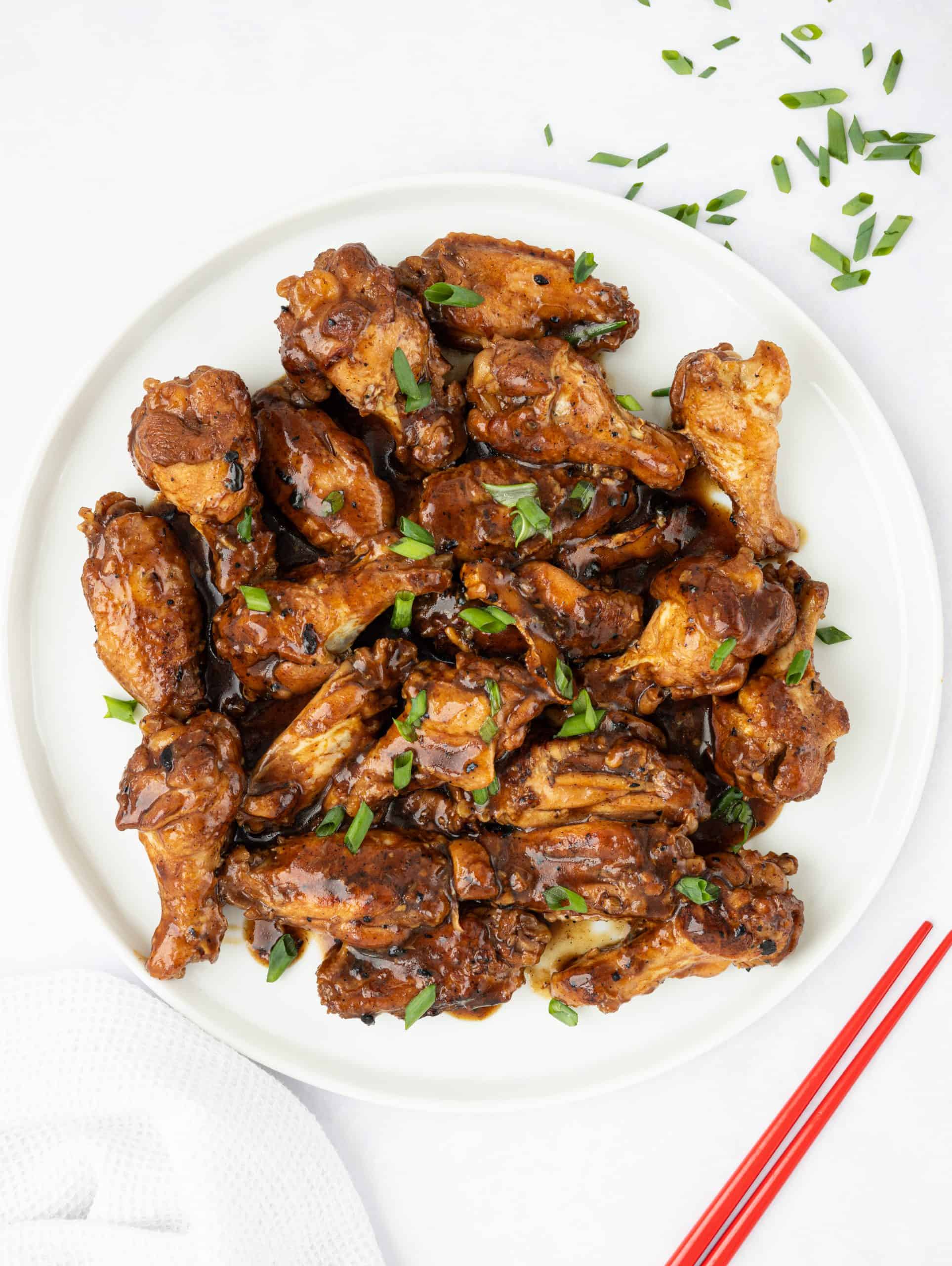 Oyster Sauce Braised Chicken Wings