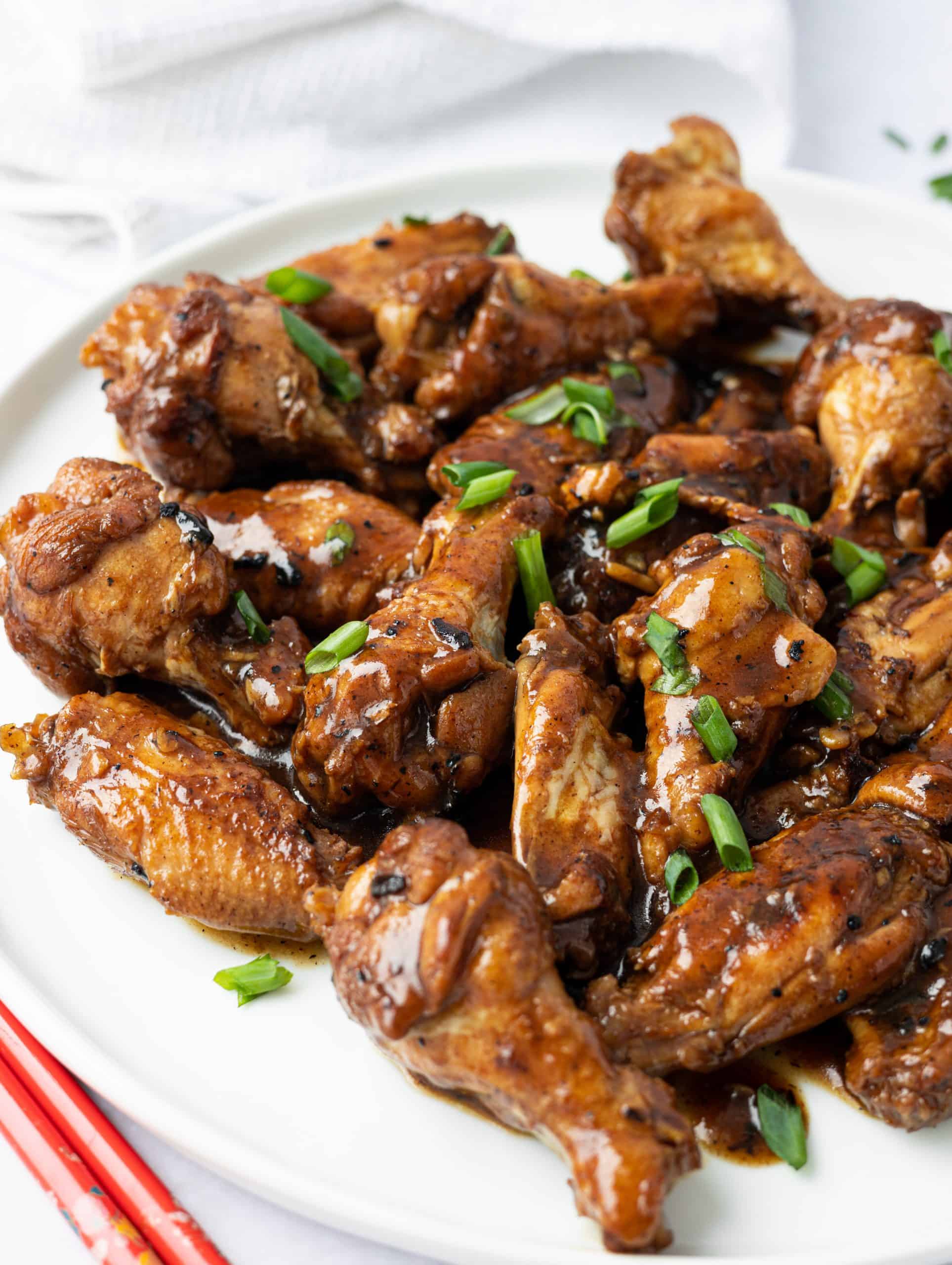 Oyster Sauce Braised Chicken Wings