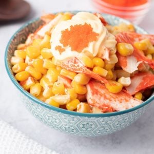 featured image of Japanese crab corn salad