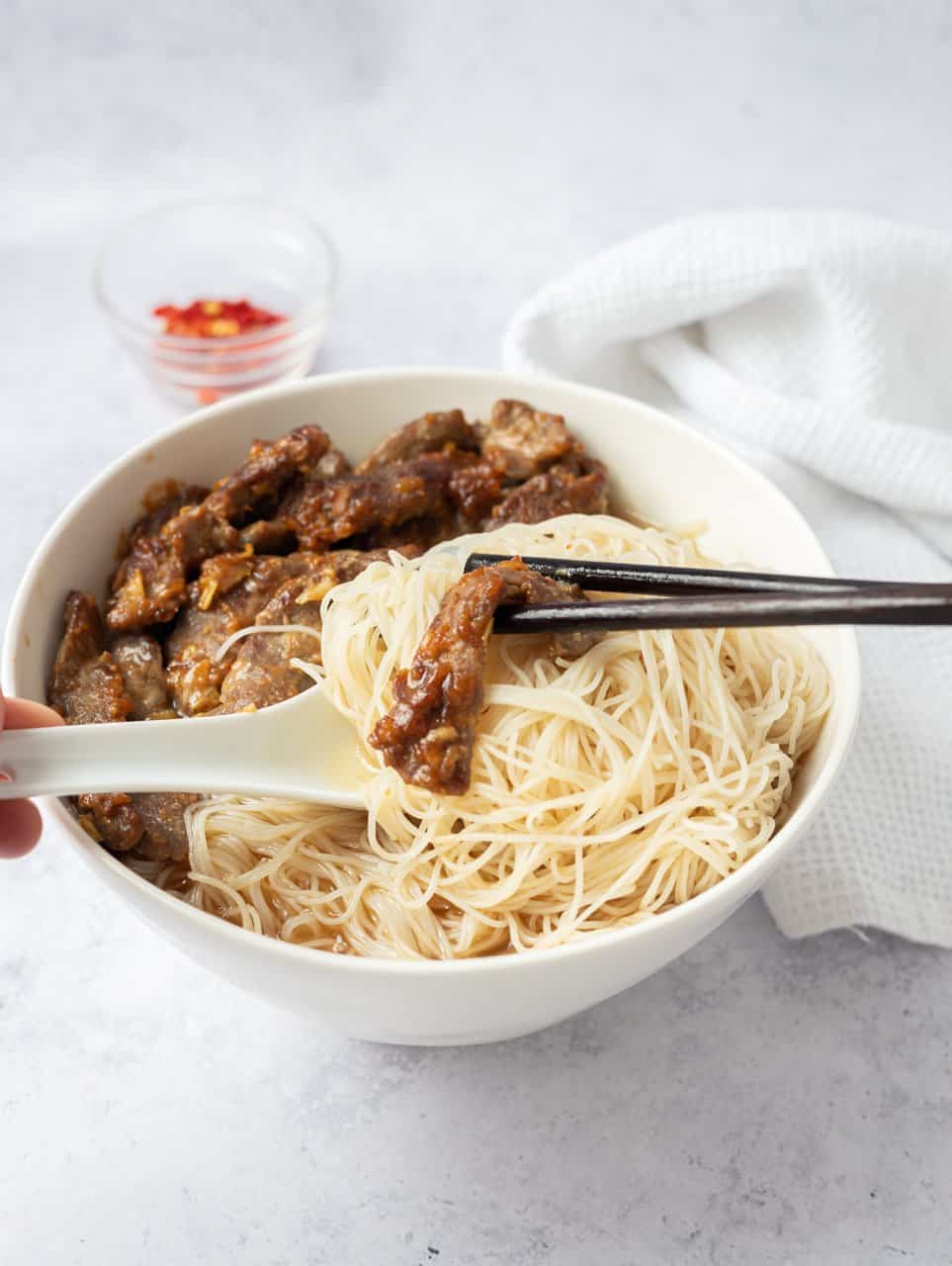 Satay Beef Noodle Soup