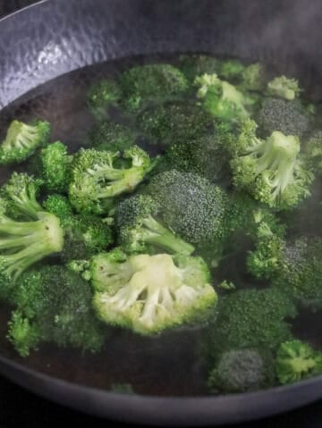 Blanch Broccoli