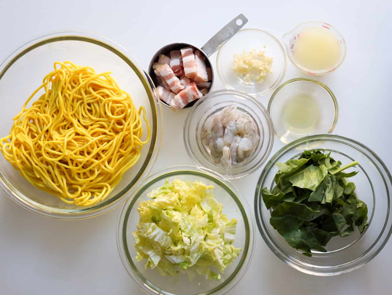 main ingredients to make this kl hokkien mee