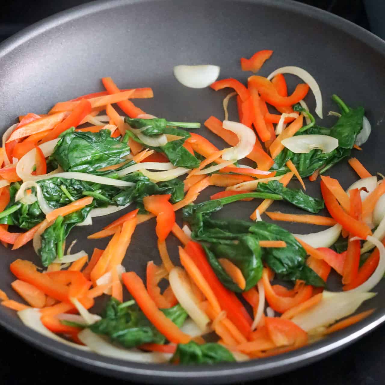 cook veggies