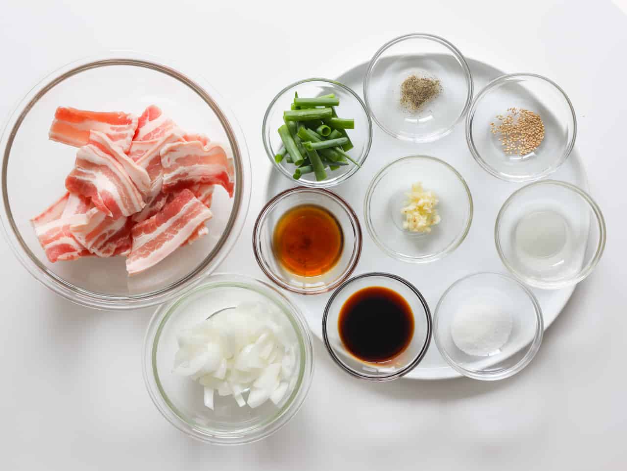 ingredients to make non-spicy pork bulgogi