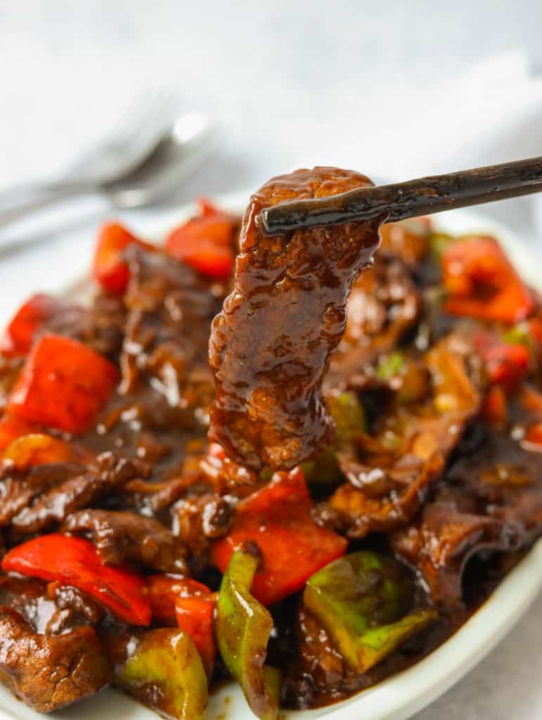 black pepper beef