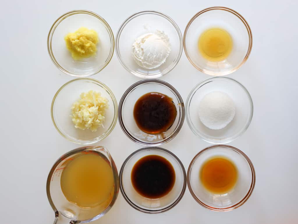 ingredients to make stir fry sauce