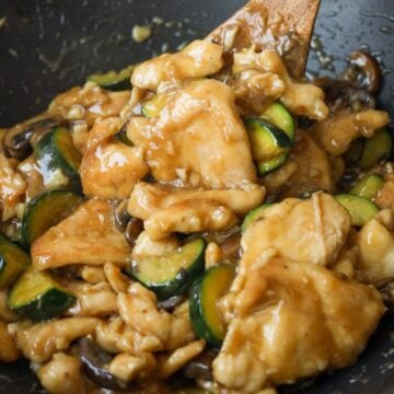 toss back in cooked chicken