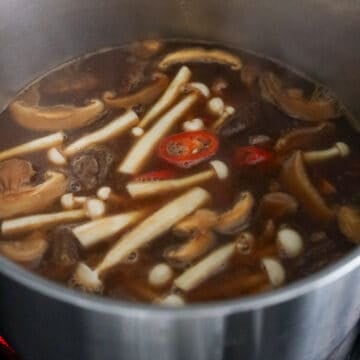 Add vegetables and red chili cook until softened.