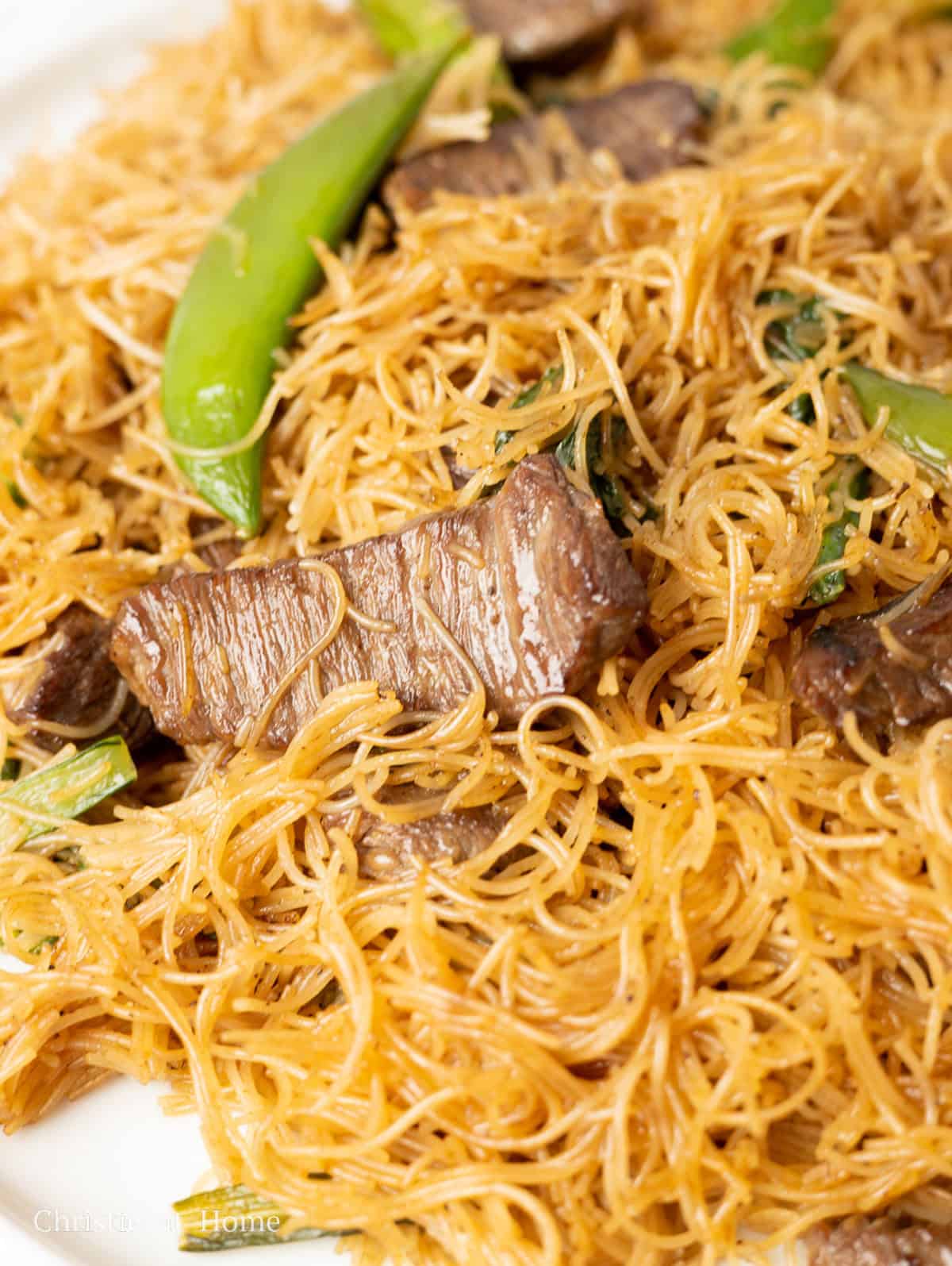 chinese beef noodle stir-fry