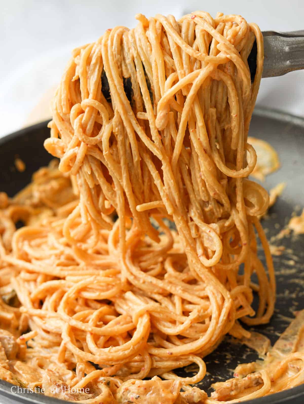 kimchi cream pasta