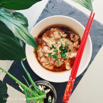 Chinese steamed chicken