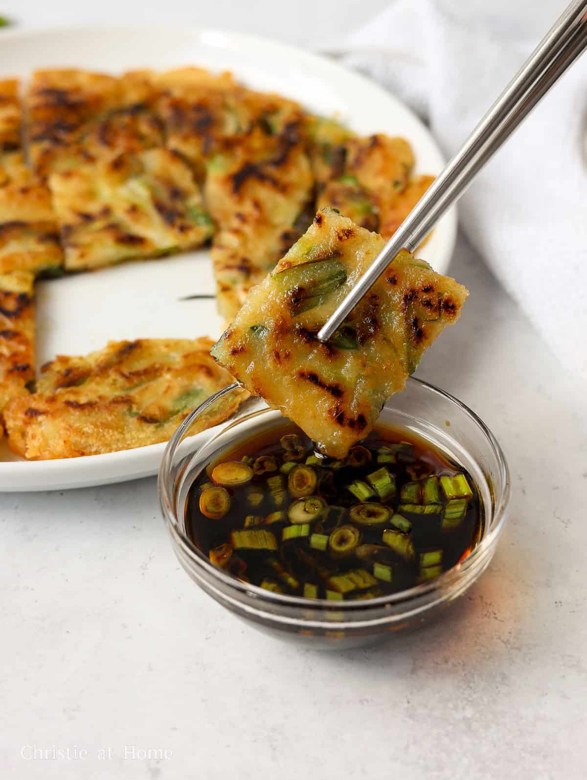 Pajeon (Korean scallion pancake)